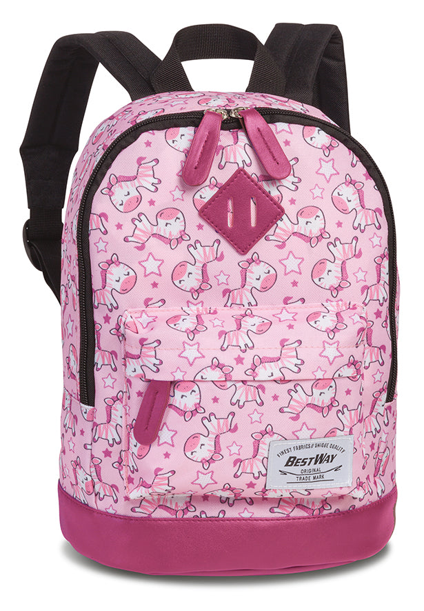 Kinderrucksack "Pony" in Rosa|Pink - leder-accessoires.com
