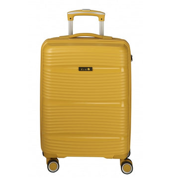 Reisetrolley 4-Rad 40x55x20 cm in Gelb - leder-accessoires.com