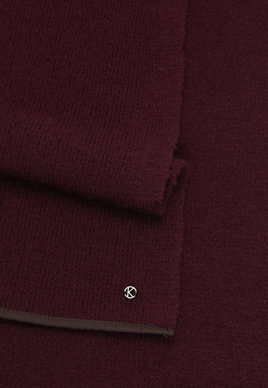 Schal von Kessler in Purple|Violet aus 100% Schurwolle - leder-accessoires.com