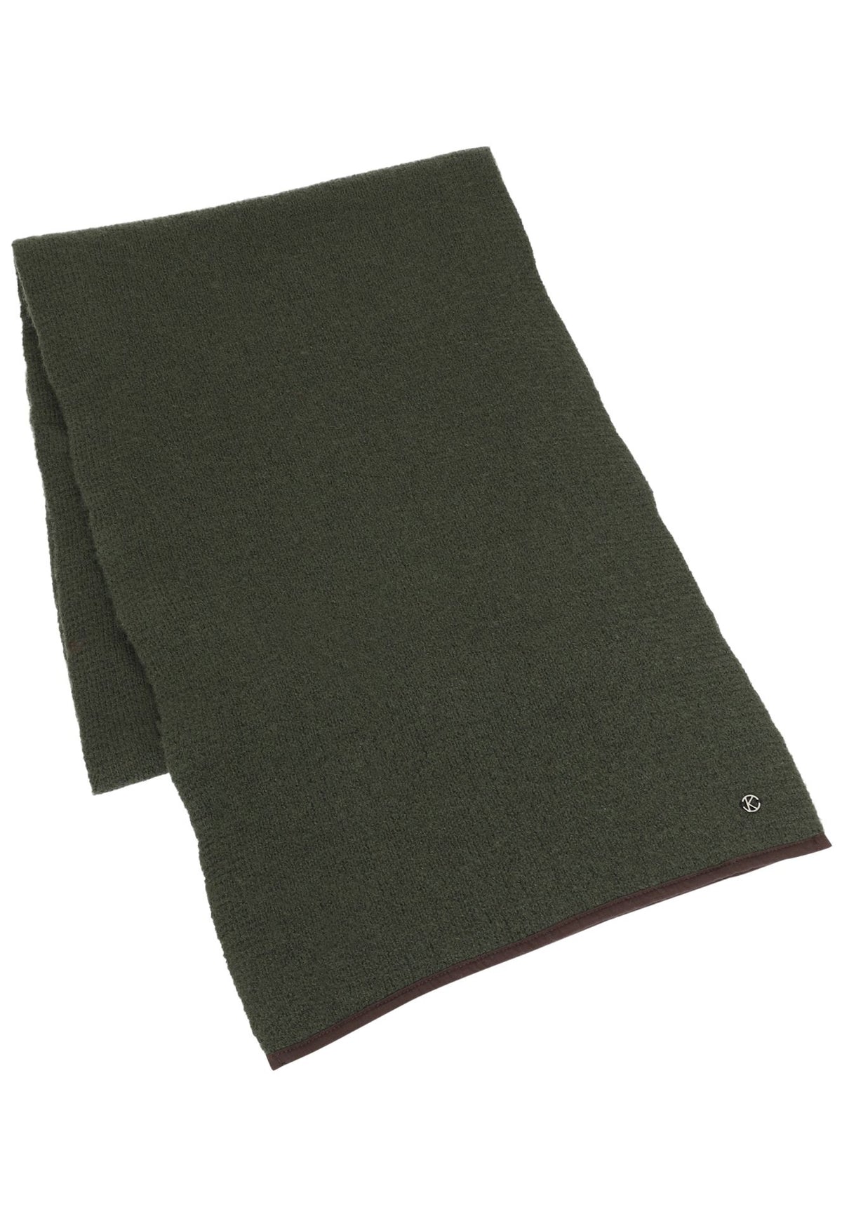 Schal von Kessler in Dunkelgrün aus 100% Schurwolle - leder-accessoires.com
