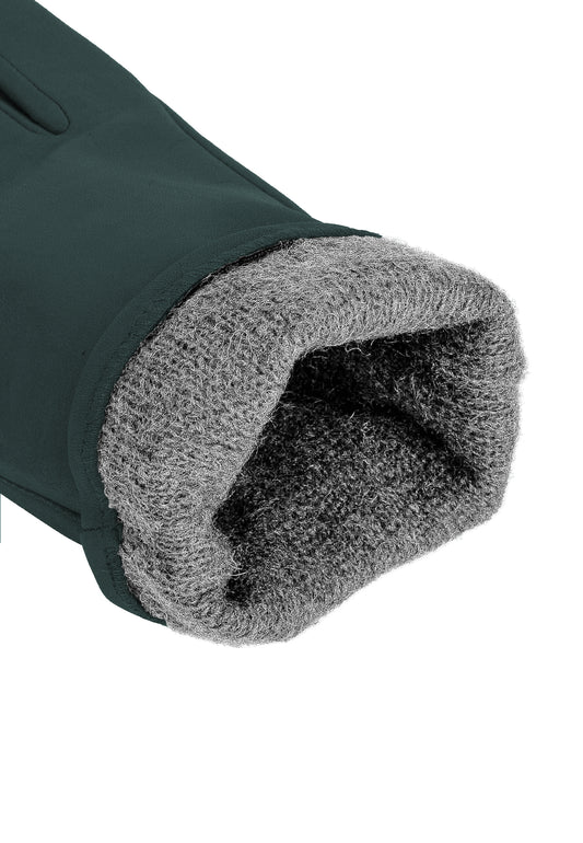 Handschuhe Damen in Grün aus Lammleder - leder-accessoires.com