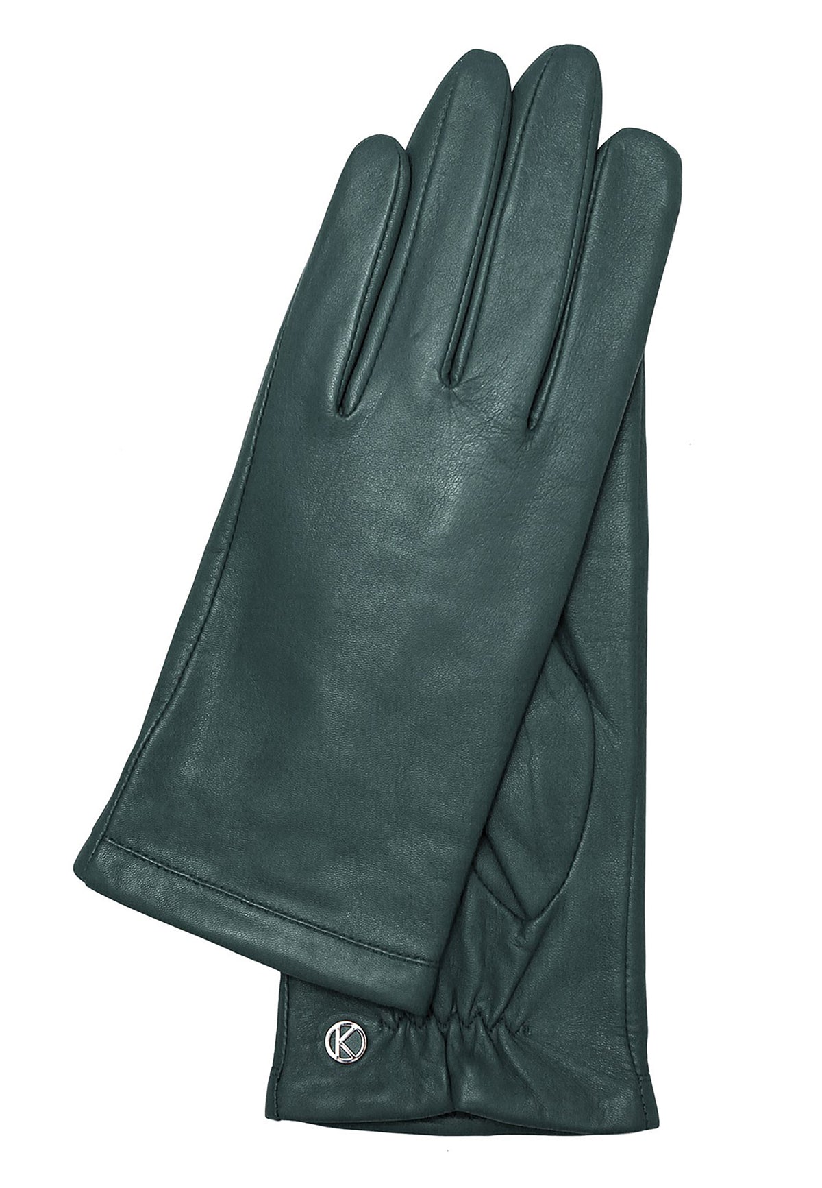 Handschuhe Damen in Grün aus Lammleder - leder-accessoires.com