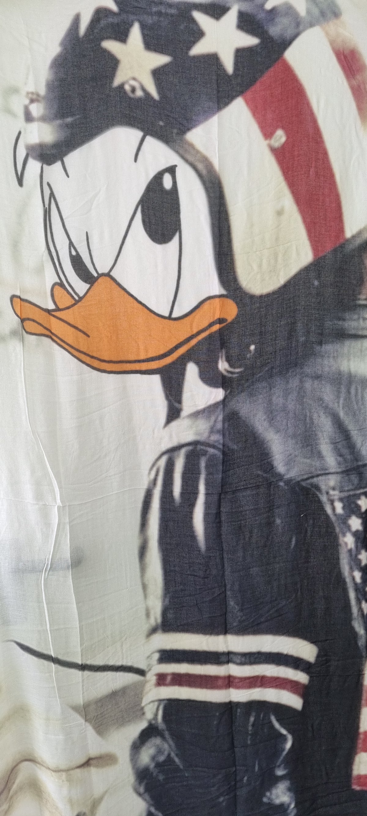 Tuch Donald Duck Print aus Baumwolle - leder-accessoires.com