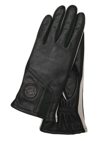 Lederhandschuhe Damen in Schwarz mit Touch-Funktion - leder-accessoires.com