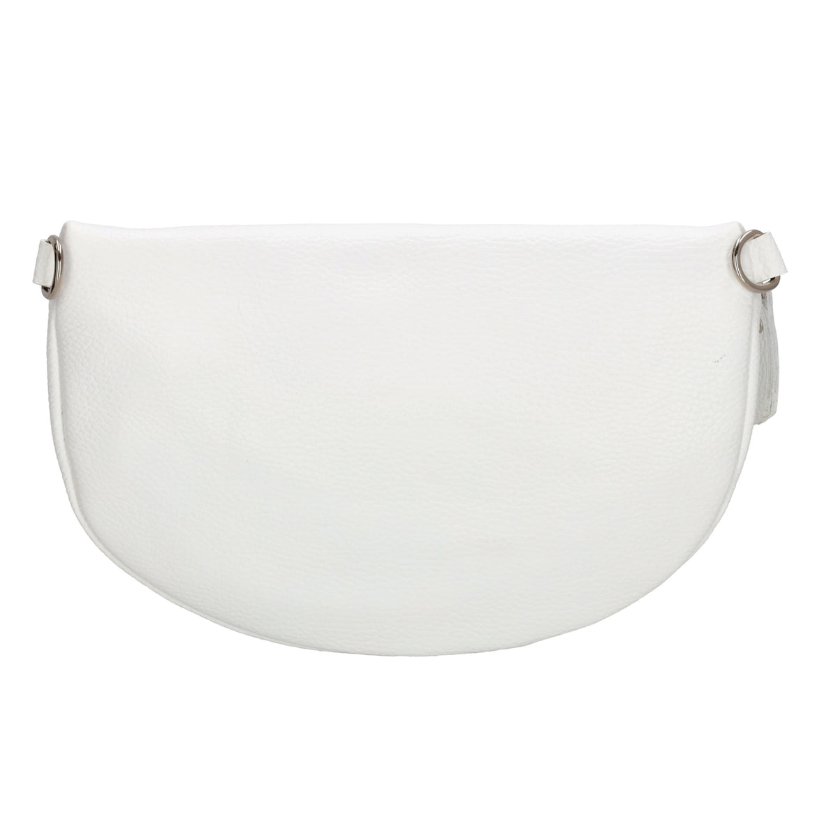 Bodybag 27x17cm in Weiß mit Reißverschluss - leder-accessoires.com