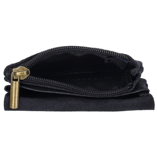 Lederbörse Nappa Mini 11x7,5cm in Blau|Marine - leder-accessoires.com