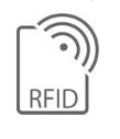 Lederbörse 16x9cm im Querformat in Jeansblau mit RFID - leder-accessoires.com