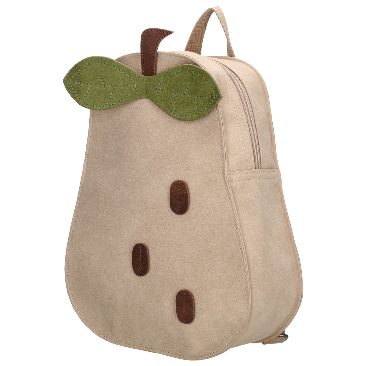 Kinderrucksack 26 x 21 cm "Birne" mit Reißverschluss - leder-accessoires.com