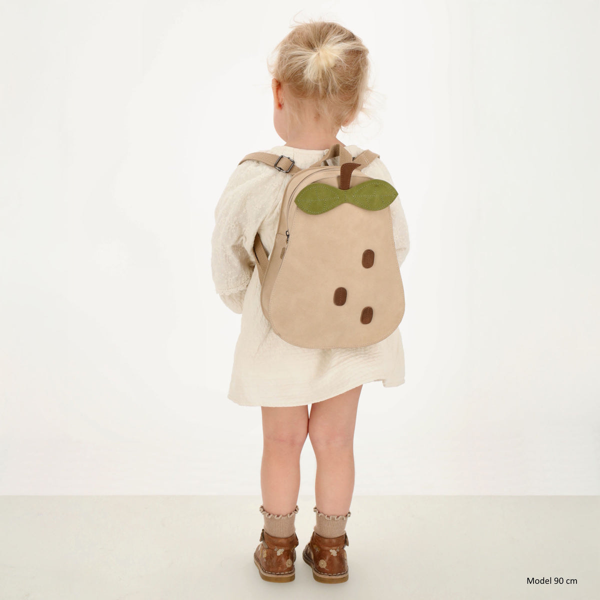 Kinderrucksack 26 x 21 cm "Birne" mit Reißverschluss - leder-accessoires.com