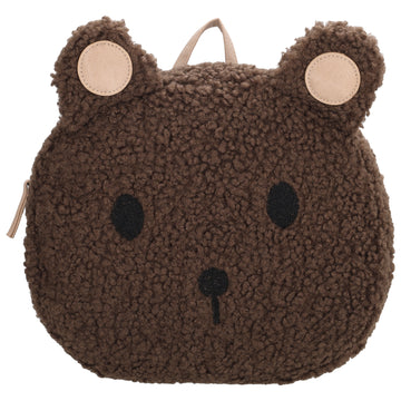 Teddyrucksack 26 x 22 cm mit Reißverschluss - leder-accessoires.com