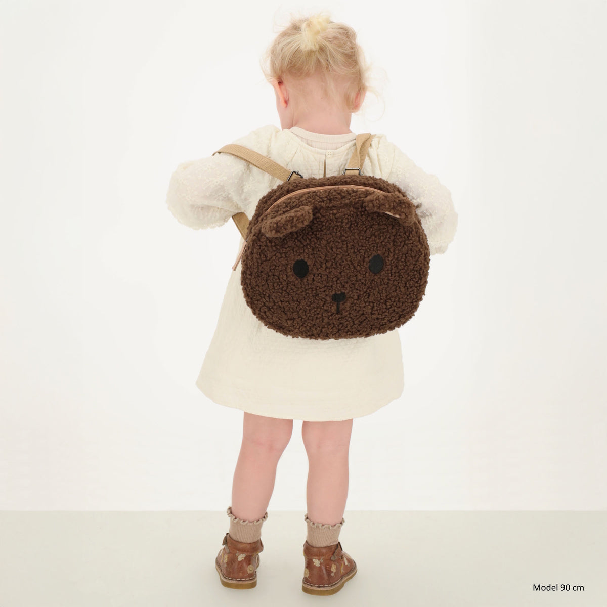 Teddyrucksack 26 x 22 cm mit Reißverschluss - leder-accessoires.com