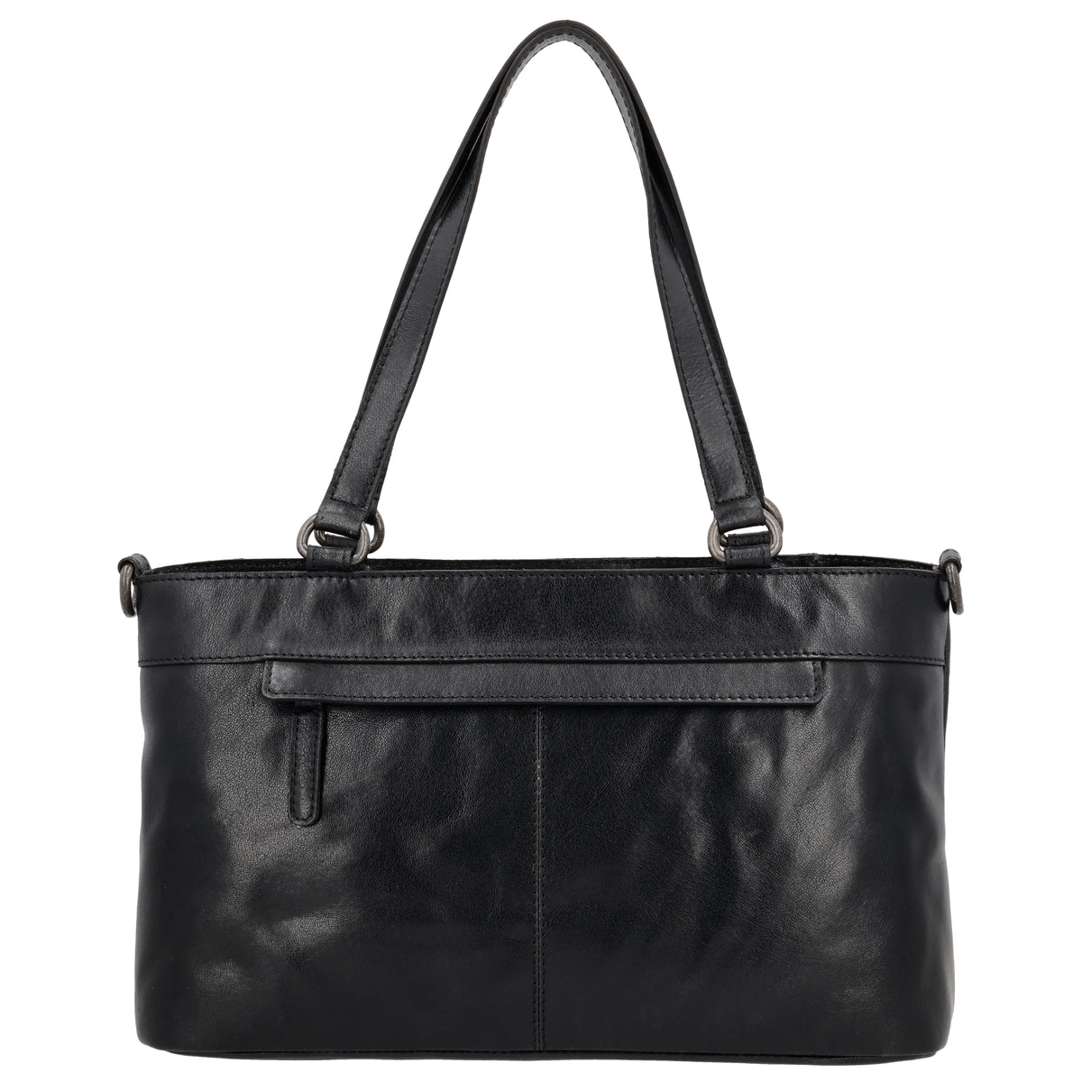 Business-| Laptoptasche 35x20x11cm in Schwarz mit Reißverschluss - leder-accessoires.com