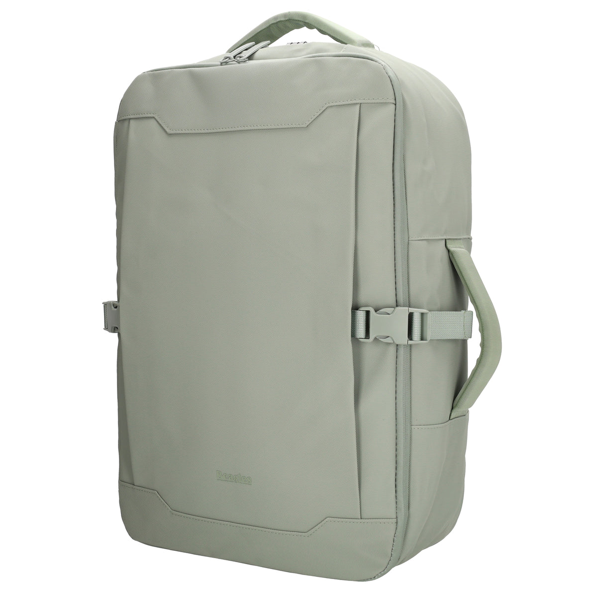 Rucksack 48x32x18cm in Mint mit Brustgurt und Aufsteckfunktion - leder-accessoires.com