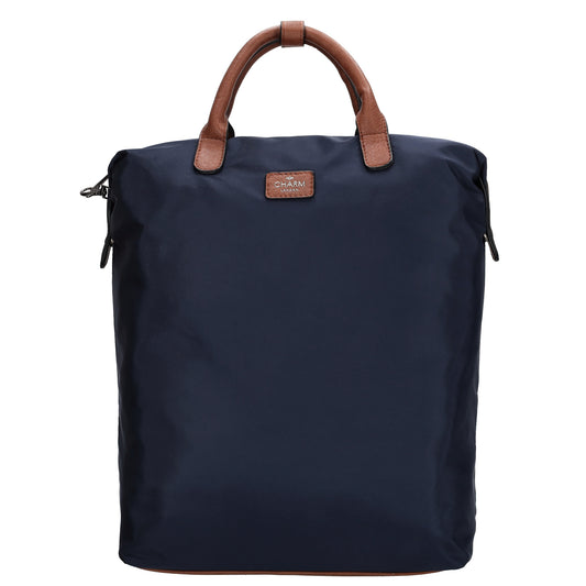 Rucksack 28 x 40cm in Blau aus Nylon|Polyester mit Reißverschluss - leder-accessoires.com