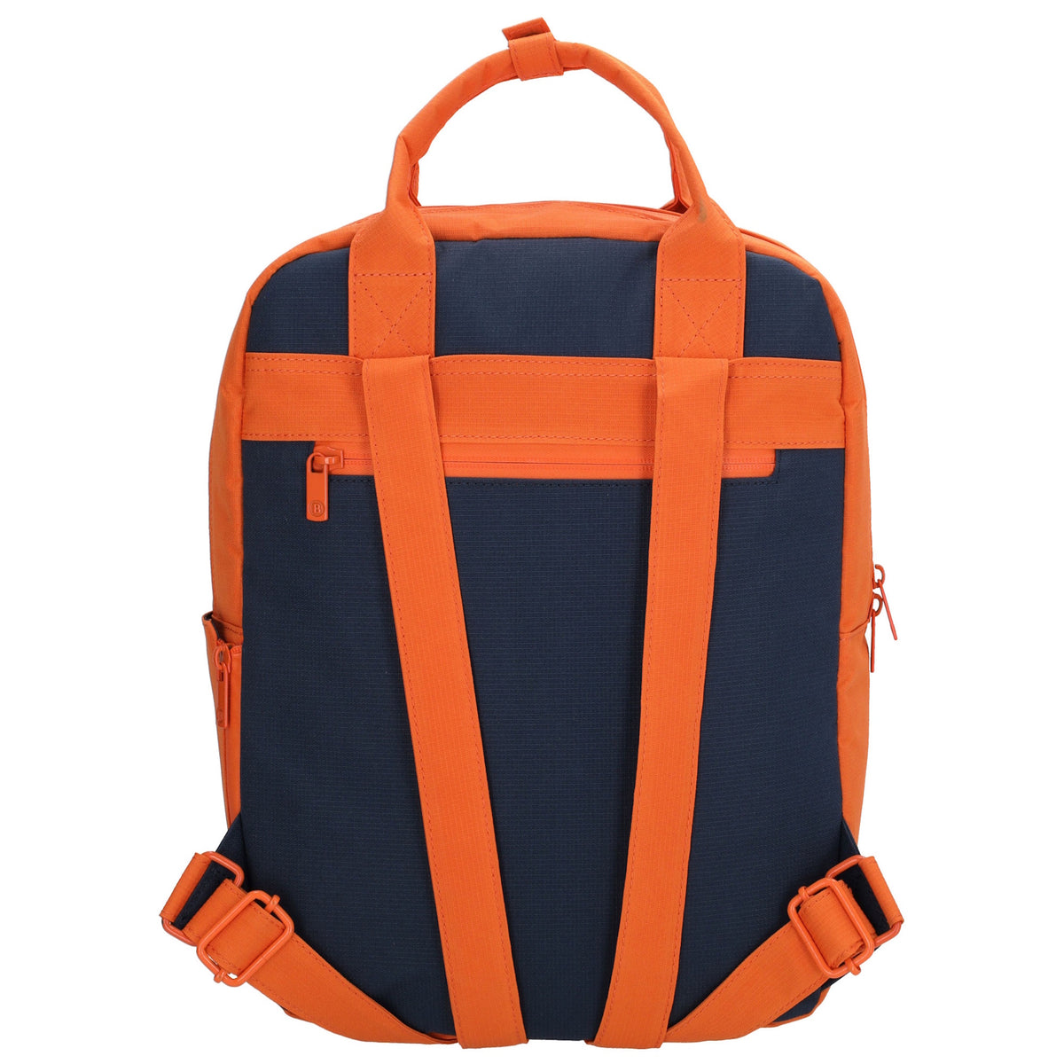 Laptoprucksack 37x27cm in Blau |Orange aus Nylon - leder-accessoires.com