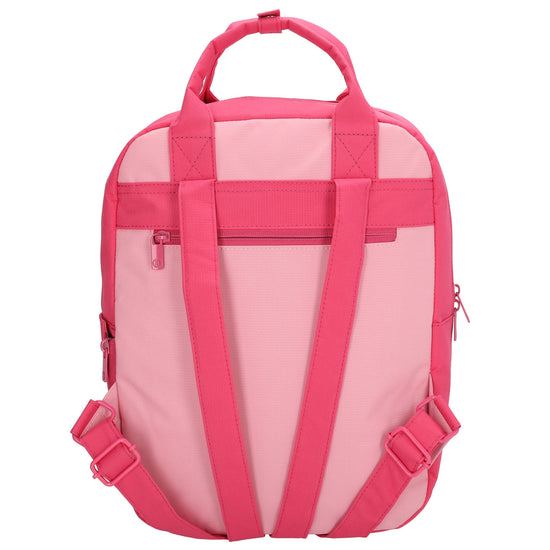 Laptoprucksack 37x27cm in Rosa | Pink aus Nylon - leder-accessoires.com