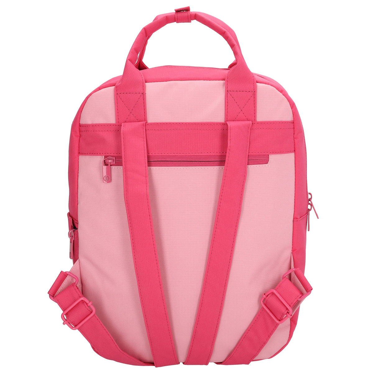 Laptoprucksack 37x27cm in Rosa | Pink aus Nylon - leder-accessoires.com