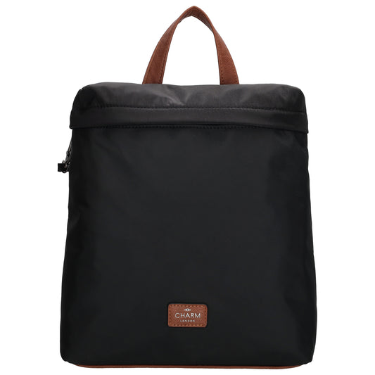 Rucksack 26 x 29cm in Schwarz aus Nylon|Polyester - leder-accessoires.com
