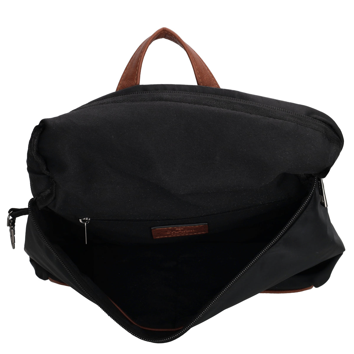 Rucksack 26 x 29cm in Schwarz aus Nylon|Polyester - leder-accessoires.com