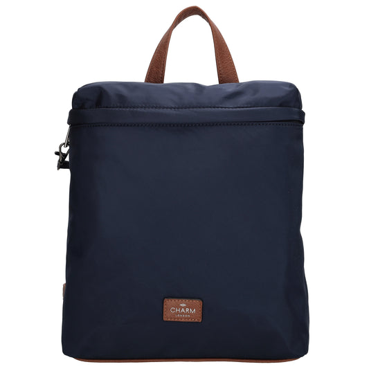 Rucksack 26 x 29cm in Blau aus Nylon|Polyester - leder-accessoires.com