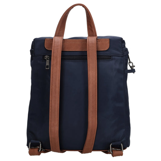 Rucksack 26 x 29cm in Blau aus Nylon|Polyester - leder-accessoires.com
