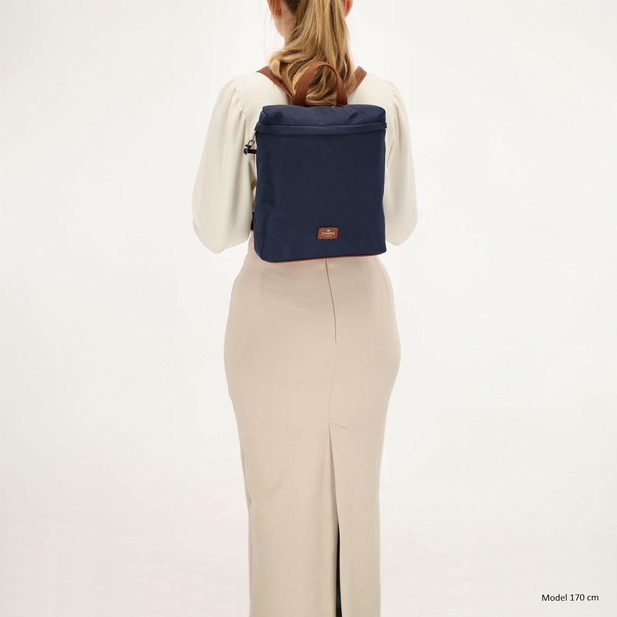 Rucksack 26 x 29cm in Blau aus Nylon|Polyester - leder-accessoires.com