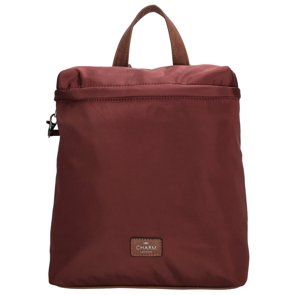 Rucksack 26 x 29cm in Weinrot|Burgunder aus Nylon|Polyester - leder-accessoires.com