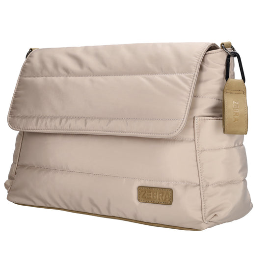 Wickeltasche in Helltaupe 44 x 30cm aus Nylon - leder-accessoires.com