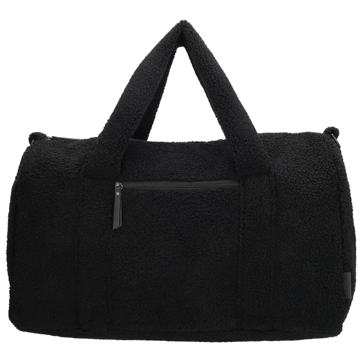 Reisetasche Teddy 50x32cm  in Schwarz mit Reißverschluss - leder-accessoires.com
