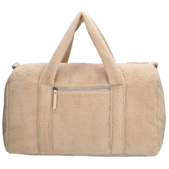 Reisetasche Teddy 50x32cm  in Natur mit Reißverschluss - leder-accessoires.com