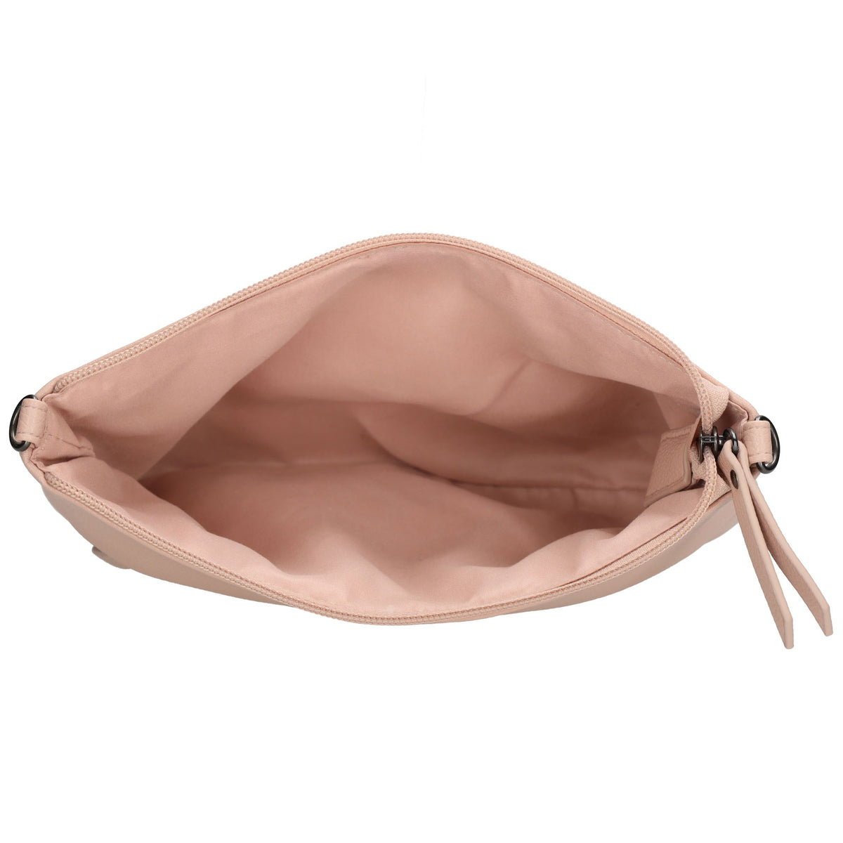 Clutch|Umhängetasche 25x17cm in Altrosa aus Kunstleder - leder-accessoires.com