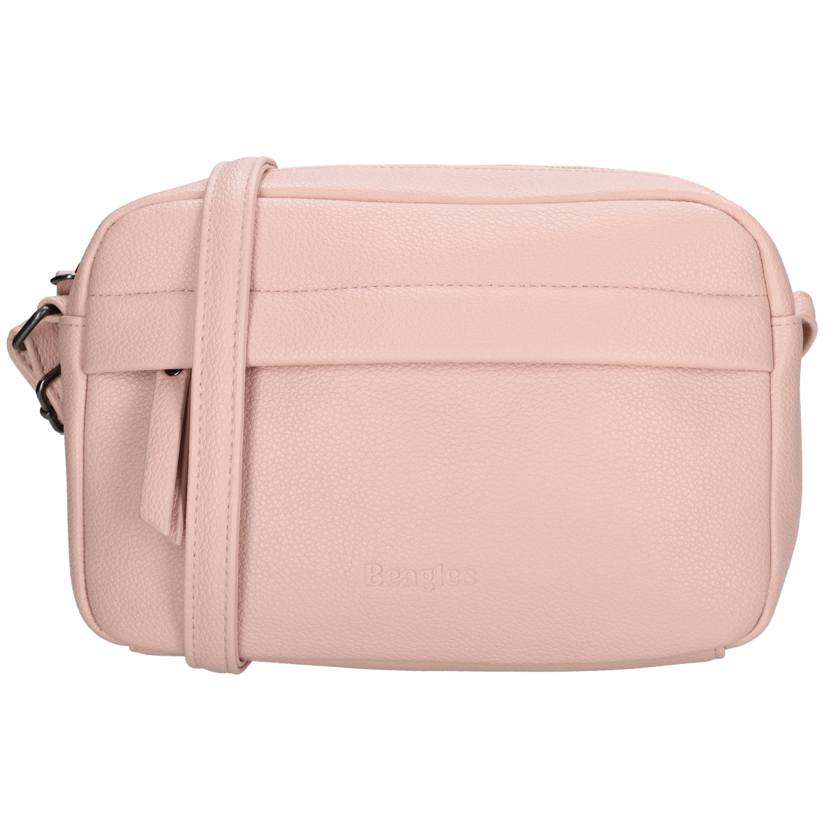 Damen Schultertasche 21x13,5cm Rose – feminin & modern - leder-accessoires.com