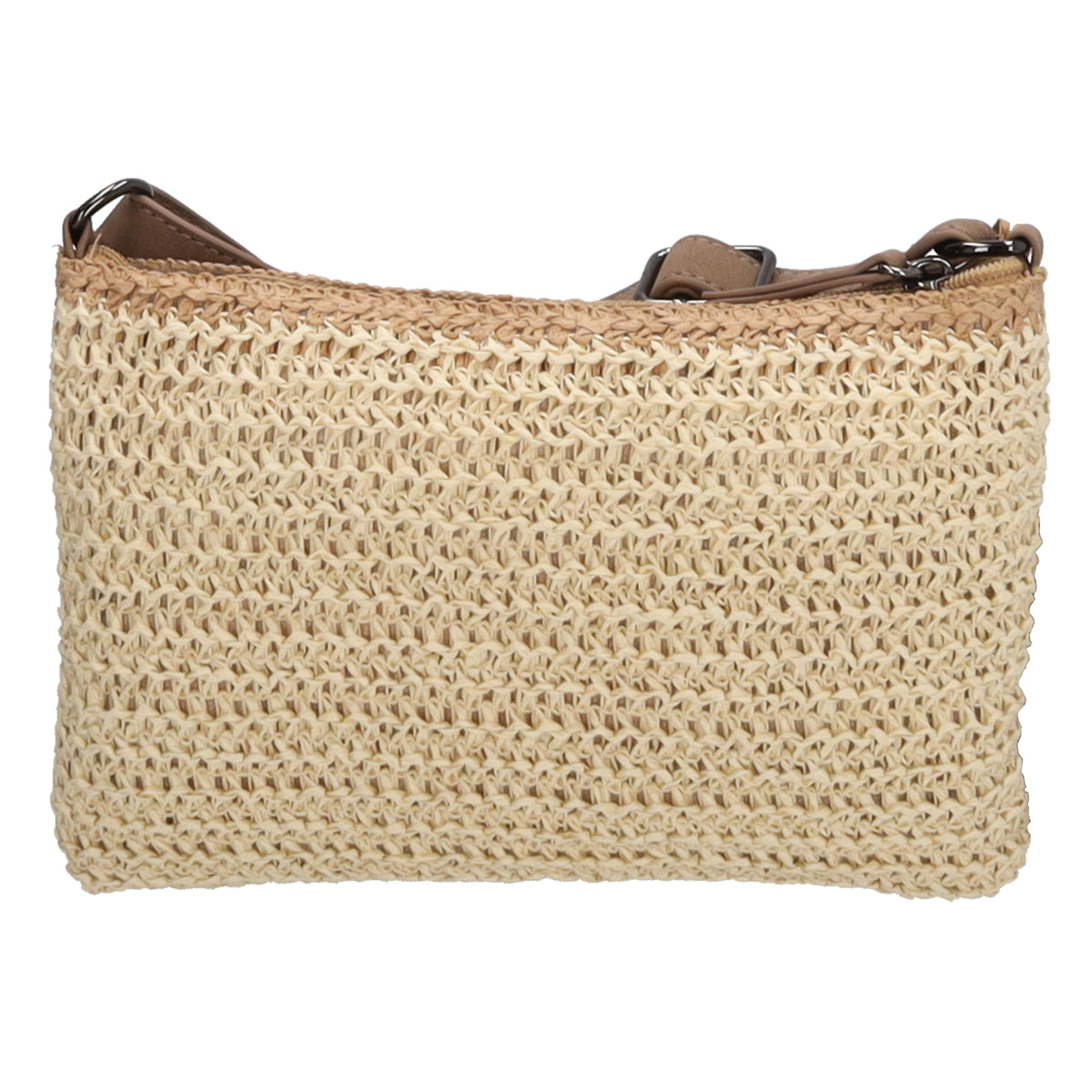Aloha Umhängetasche 24x17cm Basttasche Natur aus Raphia - leder-accessoires.com
