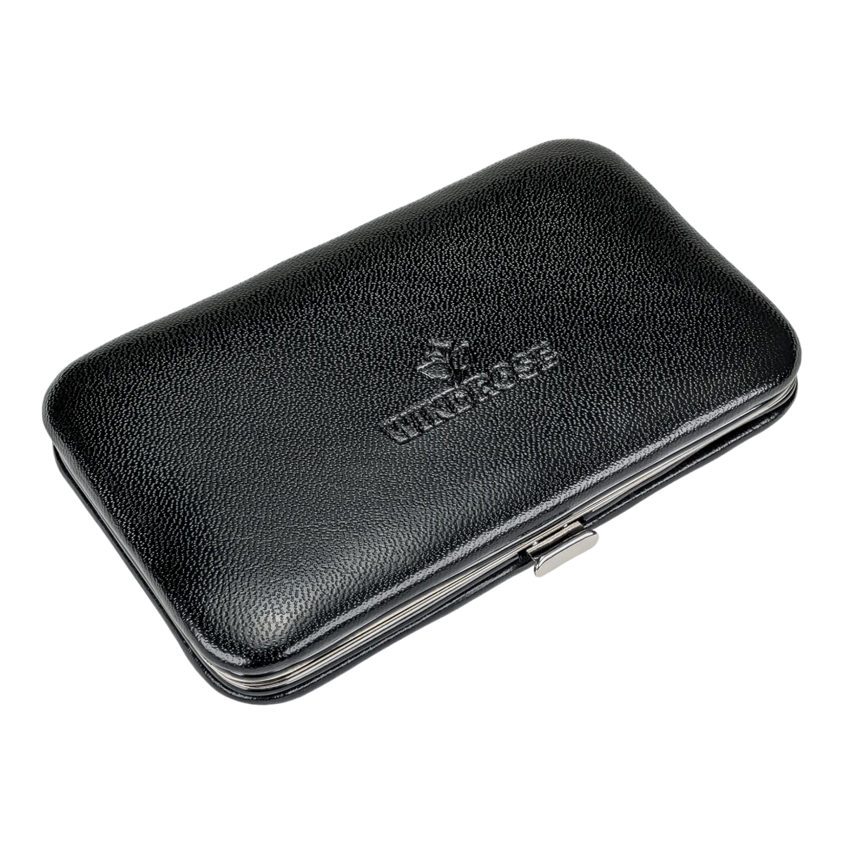 Manikür Etui 4-teilig in Schwarz - leder-accessoires.com