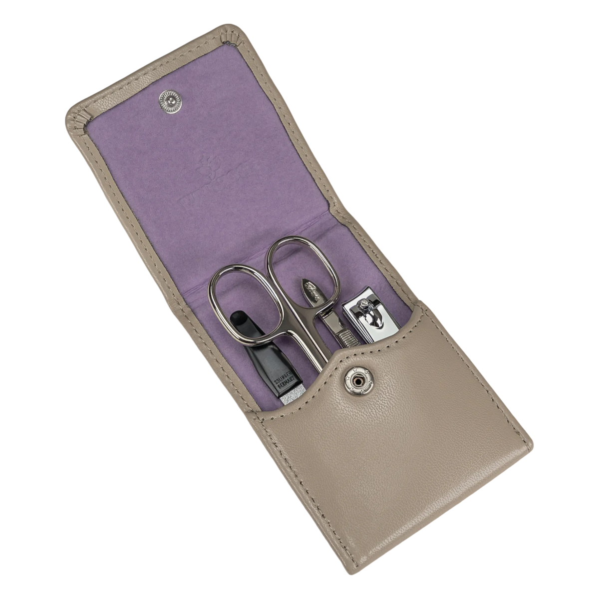 Manikür-Set 4-teilig in Beige - leder-accessoires.com