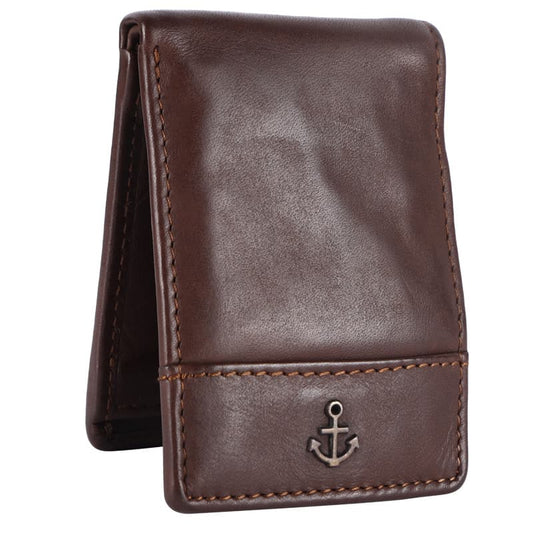 Lederbörse Mini 9x6,5cm in Braun - leder-accessoires.com