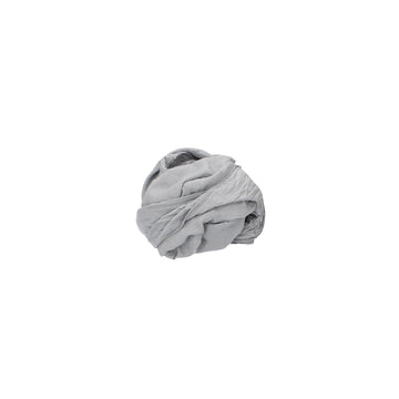 Loop in Hellgrau uni aus Baumwolle - leder-accessoires.com