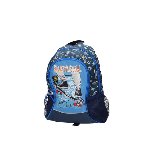 Kinderrucksack " Skater " in Blau - leder-accessoires.com