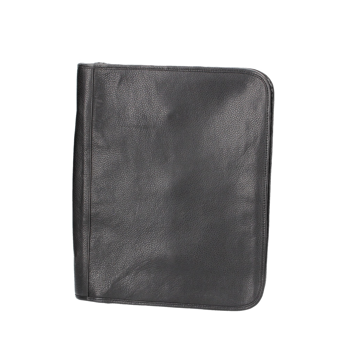 Dokumentenmappe-| Organizer A4 in Schwarz mit  Design-Reißverschluss - leder-accessoires.com