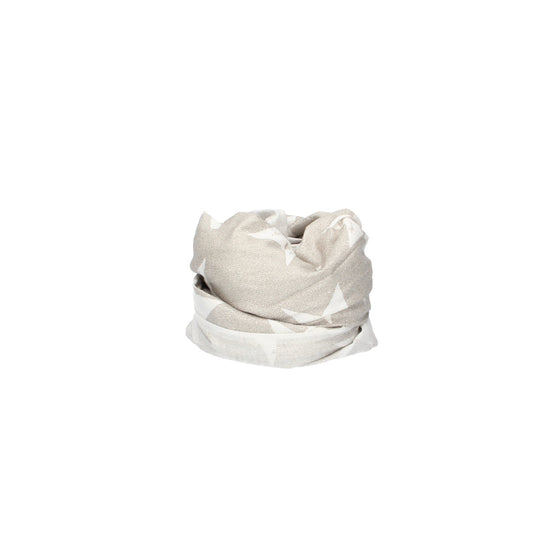 Schal in Silber|Sterne aus Baumwolle - leder-accessoires.com