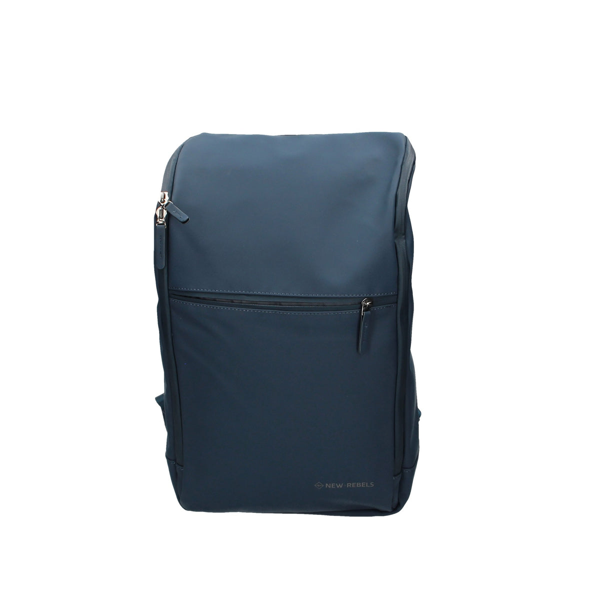 Rucksack 28x13x44cm in Blau mit Reißverschluss - leder-accessoires.com