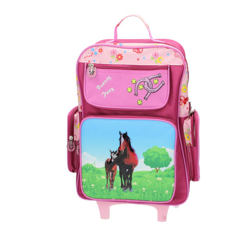 Kindertrolley 2-Rad 28x16x47cm in Pink - leder-accessoires.com