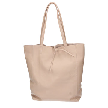 Shopper 28x13x35cm in Nude aus Leder - leder-accessoires.com