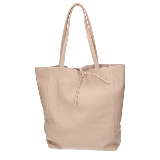 Shopper 28x13x35cm in Nude aus Leder - leder-accessoires.com
