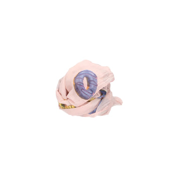 Loop in Rosa Donut aus Baumwolle - leder-accessoires.com