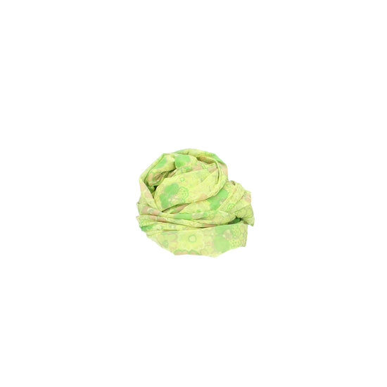 Loop in Gelb|Grün aus Baumwolle - leder-accessoires.com