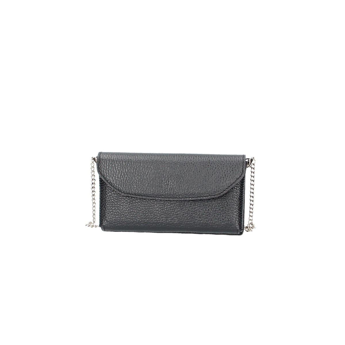 Sale Handytasche aus Leder in Schwarz mit Kette zum Umhängen - leder-accessoires.com