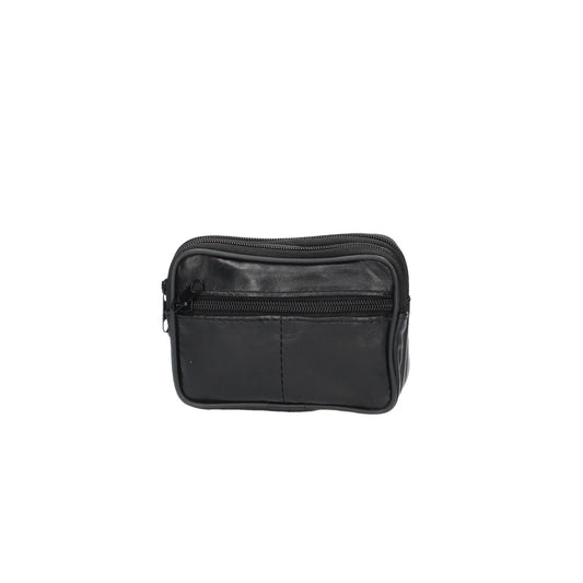 SALE Gürteltasche in Schwarz aus Leder - leder-accessoires.com