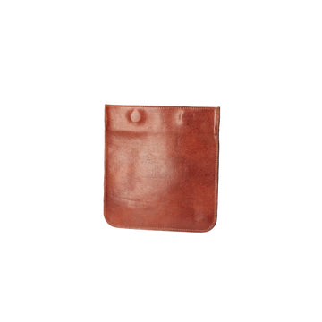 Tablet-| I-Pad-Hülle 20 x 22 cm in Cognac mit Magnetverschluss - leder-accessoires.com