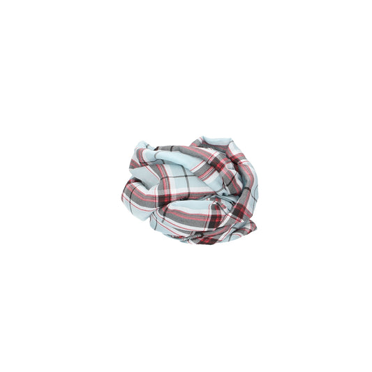 Loop in Hellblau|Rosa aus Baumwolle - leder-accessoires.com